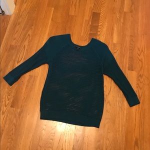 Express 3/4 length mesh shirt